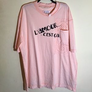 (Sold) Maison Margiela “L’mour cest çal” t-shirt